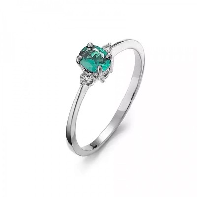Diamantový prsteň so Smaragdom