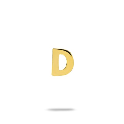 Zlatý prívesok písmeno D