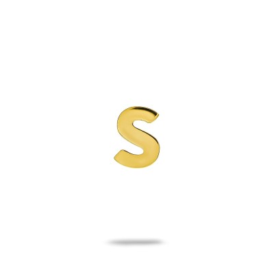 Zlatý prívesok písmeno S