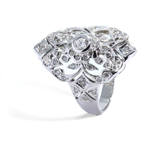 Luxusný diamantový prsteň 0.66 ct