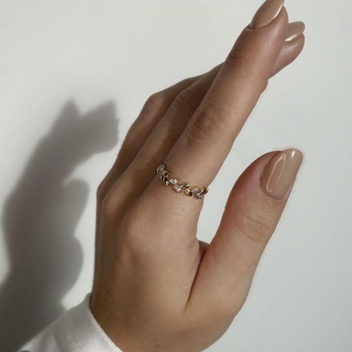 Diamantový výročný prsteň 0.10 ct