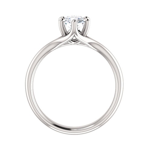 Zásnubný prsteň s veľkým diamantom 0.75 ct