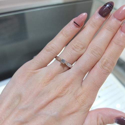 Zásnubný zlatý prsteň s Lab-grown diamantom 0.25 ct